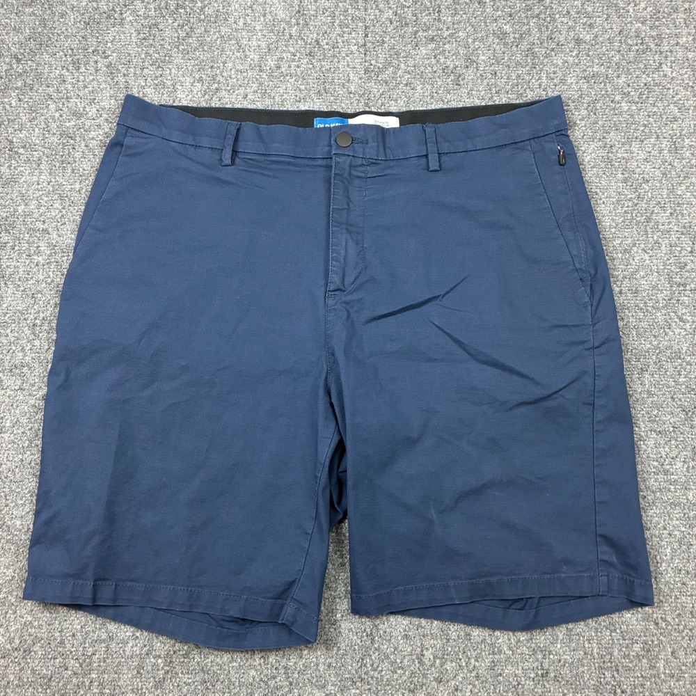 Old Navy Mens Size 38W Ultimate Tech Slim Built-In Flex Shorts Navy Blue